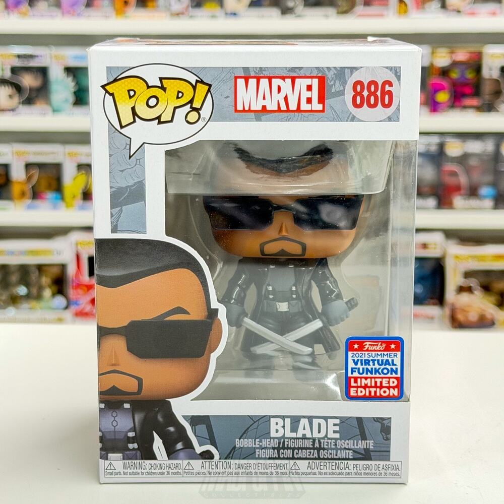 Funko Pop Marvel Blade Swords FunKon 886 Antihero Vampire Daywalker Vinyl Figure